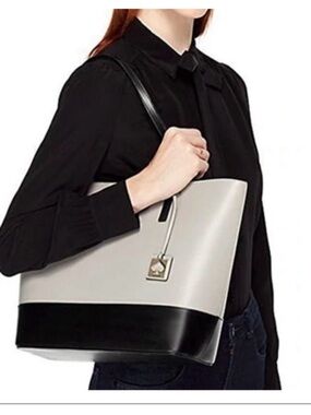 Kate Spade Haven Street Tote Maxi
Colorblock - Grey and black NWOT